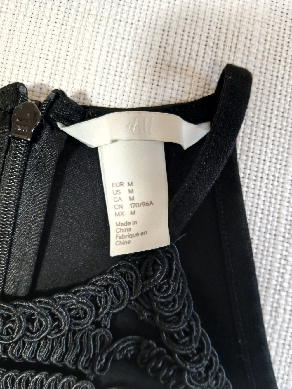 H&M Black Crochet Halter Crop Top - Picture 4 of 6
